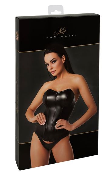 Корсет Noir Handmade F334 Powerwetlook corset - 3XL | Зображення 7