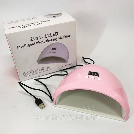 Професійна лампа для нігтів з таймером, Лампа для запікання гель-лаку Хороша сушіння нігтів RH-78 | Зображення 1