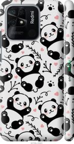 Чохол на Xiaomi Redmi 10C Панди "4318m-2591-2448"