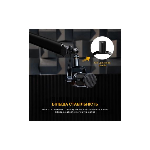 Мікрофон Fifine Tank1 XLR Black (Tank1) | Зображення 8