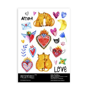 Набор наклеек Amor (STR_19A032)