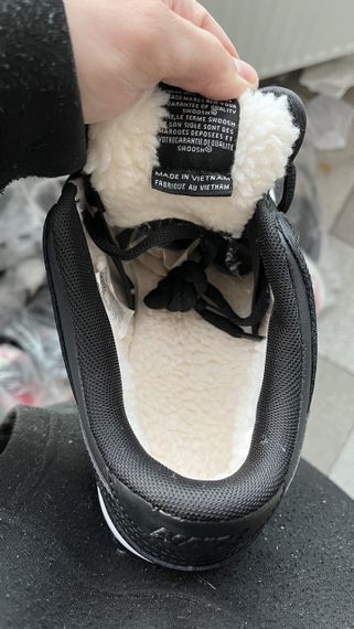 Кросівки зимові низькі Dunk Low Black White Хутро  , В'єтнам зима 0281 45 28.5 - 29 | Зображення 1