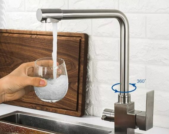 Змішувач для кухні WEZER з підключенням до фільтру PRO4C-02 | Зображення 1