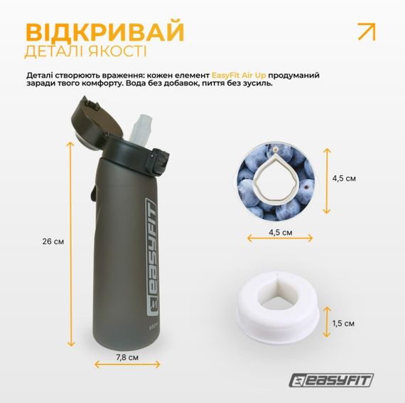 Спортивна пляшка для води EasyFit Air Up 650 мл з 7 капсулами (EF-7005s-7) | Зображення 6