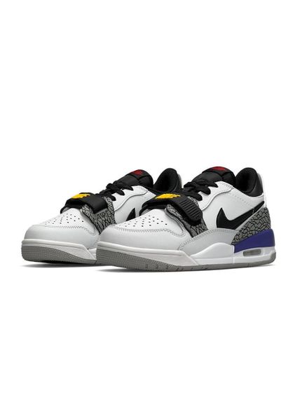 Кросівки Air Jordan Legacy 312 Low White Black Purple , В'єтнам B1403 37 23.5 см | Зображення 2