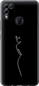 Чехол на Infinix Hot 11 Play Силуэт1 "4590u-2756-17620"