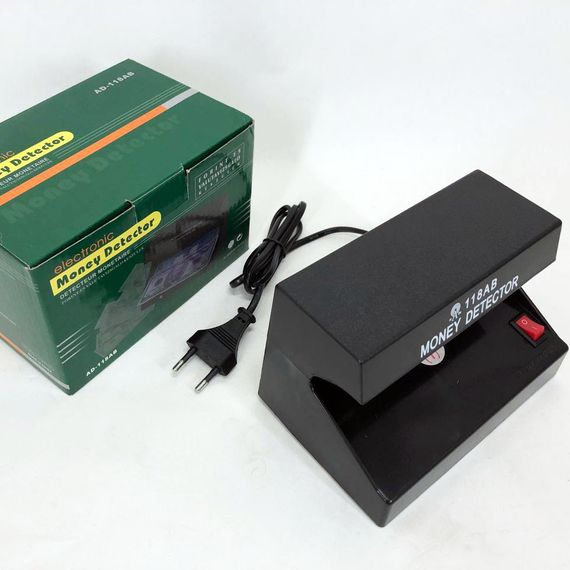 Детектор перевірки купюр AD-118AB, Лампа для перевірки купюри, Лампа для валюти Детектори банку SK-15 | Зображення 3