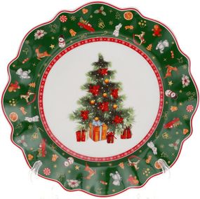 Тарілка Christmas Tree 20.5см десертна зелена