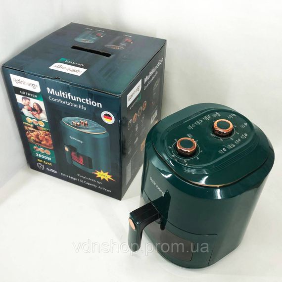 Фритюрниця без олії для смаження фрикадельок, Електрична фритюрниця зі знімною чашею AT-33 | Зображення 2