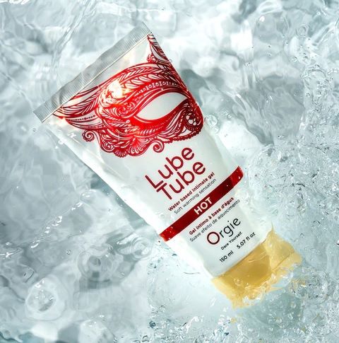 Змащувальна мастило для сексу "LUBE TUBE HOT" Orgie