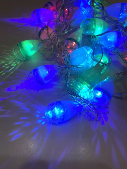 Гірлянда нитка домашня 20 LED 3,5м нитка RGB