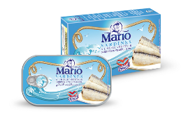 Консерва рыбная сардина кусками в масле Mario 125 г, ж/б