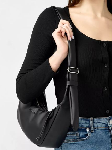 Сумка жіноча Sambag HOBO S чорний 30 х 13 х 8 см (53100001) | Зображення 3