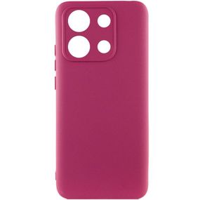 Чохол Silicone Cover Ummi Lakshmi Full Camera (AA) для Xiaomi Redmi Note 14S Бордовий / Marsala