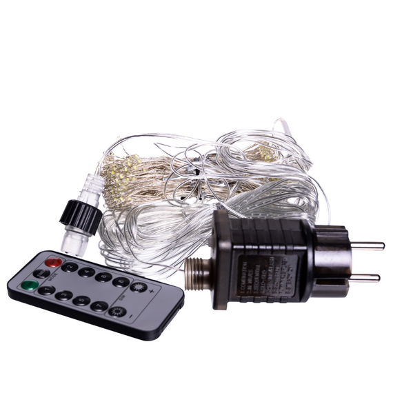 Новорічна гірлянда Хвойна лапа 3х2 м 400 LED  Біле світло D400LED2MW | Зображення 2