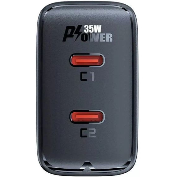 МЗП Acefast A49 PD35W GaN (2USB-C) Black | Зображення 3