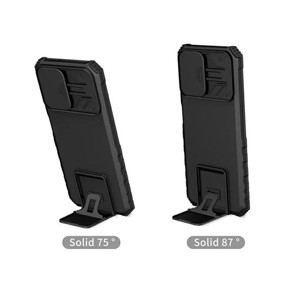 Чохол Kickstand із захистом камери для Samsung Galaxy A03s колір Синій | Зображення 1