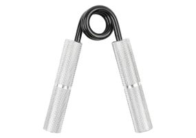 Пружинний кистьовий еспандер EasyFit Hand Grip PRO 70 кг (150 lb) Сірий (EF-1902-150)