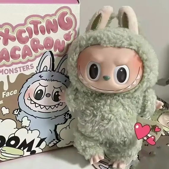 Лабубу трендова іграшка-брелок, м'яка іграшка-брелок Labubu Лабубу 17×8 см | Зображення 4