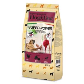 Сухий корм із куркою для собак Gheda D&Dog Expert High Premium Superpower, 20 кг