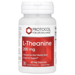 Теанін Protocol for Life Balance L-Theanine 200 mg 60 Veg Caps