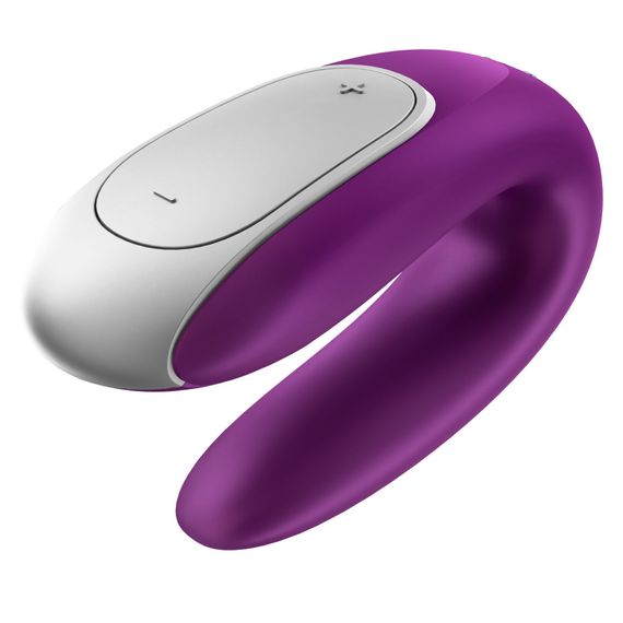 Смартвібратор для пар Satisfyer Double Fun з пультом, Фіолетовий | Зображення 5