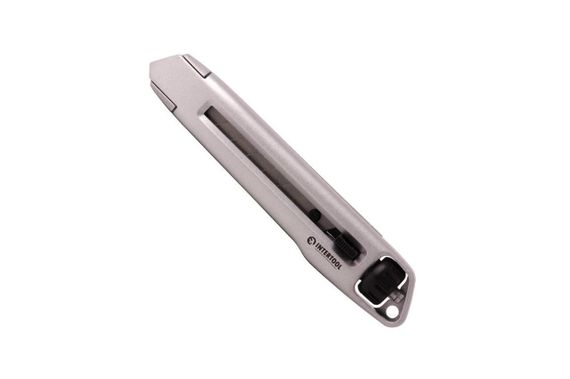 Нож Intertool - 18 мм двойной фиксатор, металлический (HT-0512)