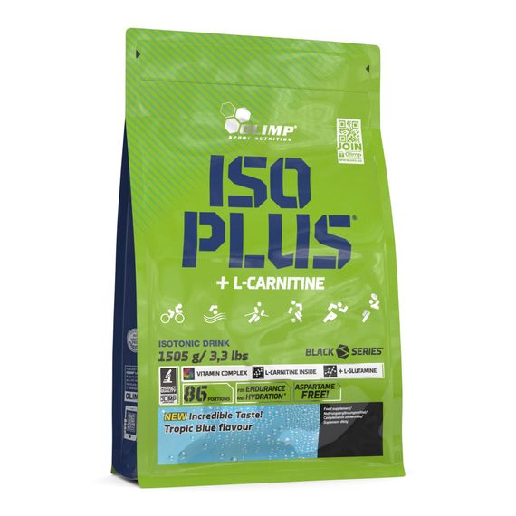 Ізотонік - Енергетик OLIMP Iso Plus powder (тропік) 1505 g