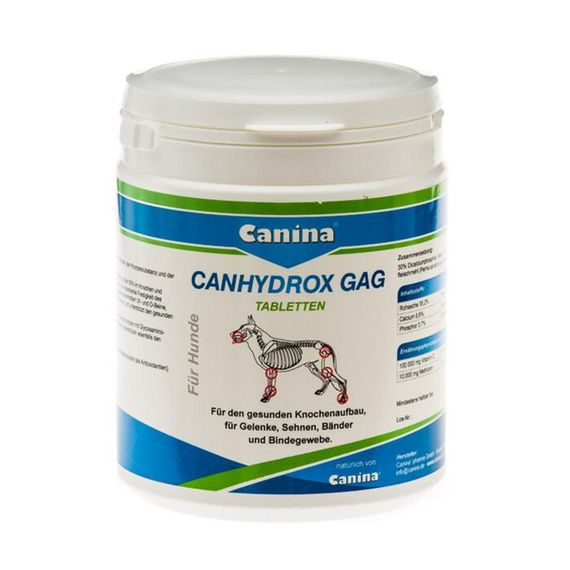 Вітаміни Canina PETVITAL Canhydrox GAG для відновлення кісток та суглобів у собак 360 табл