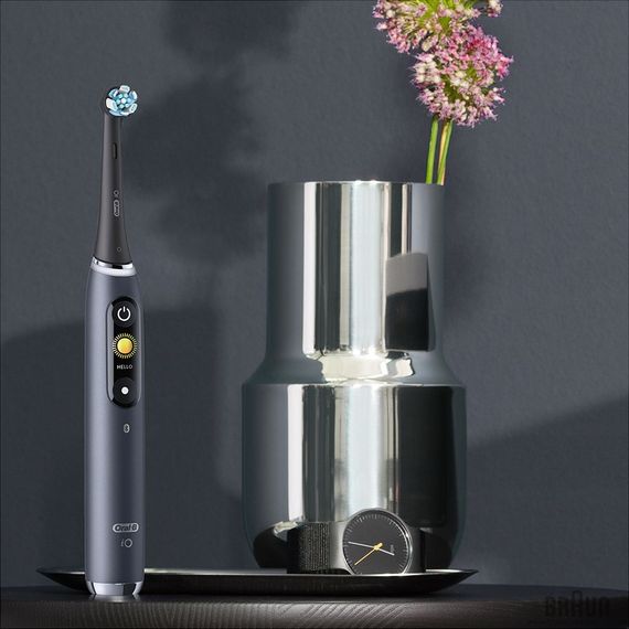 Електрощітки (пара) BRAUN Oral-B iO Series 9 DUO iOM9d.2J2.2AD Рожева+Чорна (2) | Зображення 9