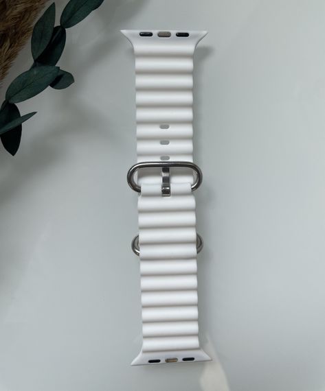 Силіконовий ремінець для Smart Watch Ocean Band 42/44/45/49 (Білий) | Зображення 5
