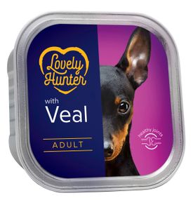 Корм Lovely Hunter Adult Veal вологий з телятиною для дорослих собак 150 гр