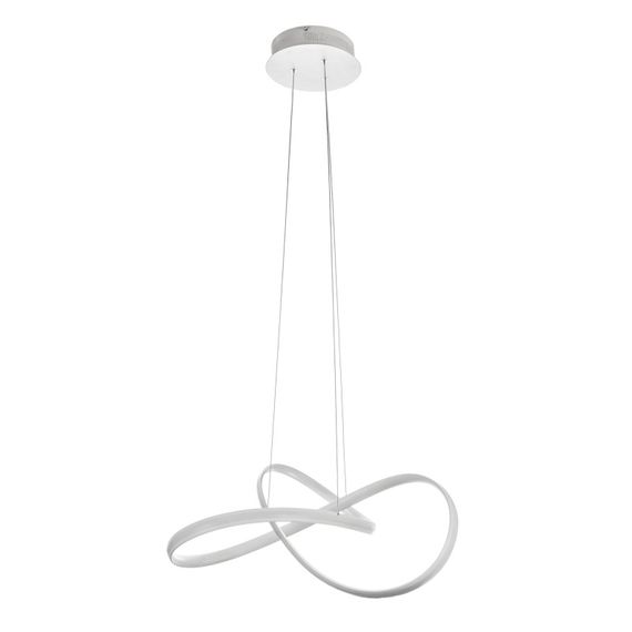 Светильник потолочный подвесной светодиодный для спальни BL-454S/45W WH