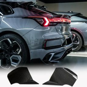 Накладки на спойлер (2021-2024, Карбон) для Zeekr 001 2021- рр