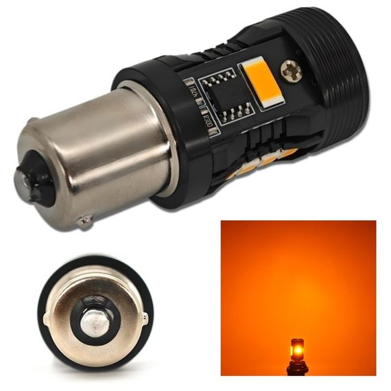 Комплект світлодіодних ламп StarLight LED SL-CB7 CANBUS PY21W BA15S AMBER 12V | Зображення 7