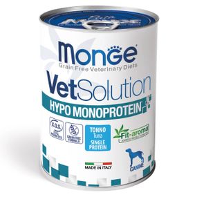 Корм Monge VetSolution Wet Hypo Canine Tonno вологий гіпоалергенний для дорослих собак 400 гр