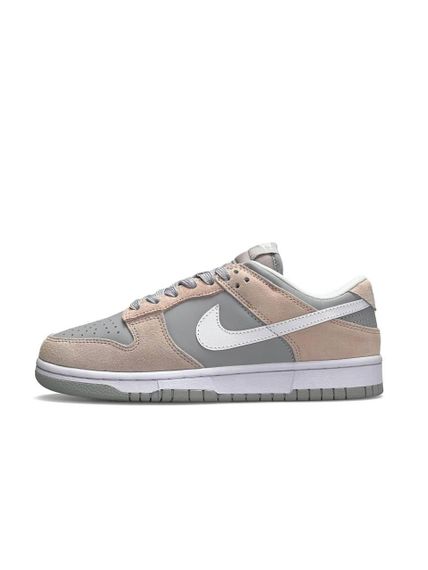 Женские кроссики SB Dunk Low PRM Grey Beige Suede , Вьетнам , весна/лето/осень | Зображення 1