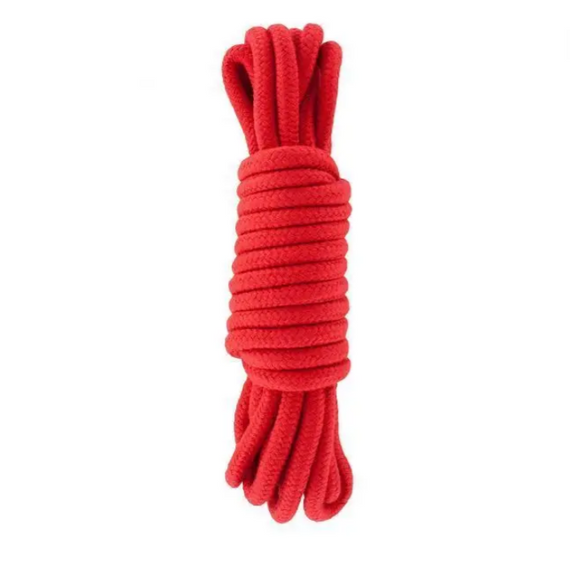 Мотузка для бондажу BONDAGE ROPE 5M, Red Sex Aura