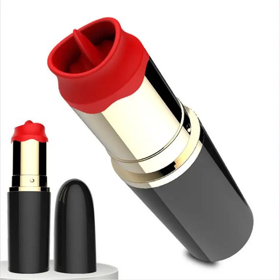 Вибратор для стимуляции клитора имитирующий губную помаду (USB) | Зображення 3