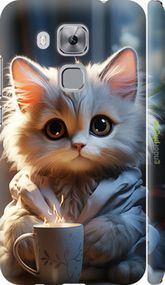 Чохол на Huawei Nova Plus Білий кіт "5646m-961-2448"