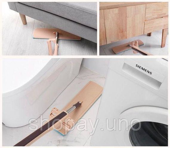 Швабра лентяйка с отжимом Spin Mop Cleaner 360 ∙ Самоотжимающая швабра микрофибра для быстрого мытья полов | Зображення 5