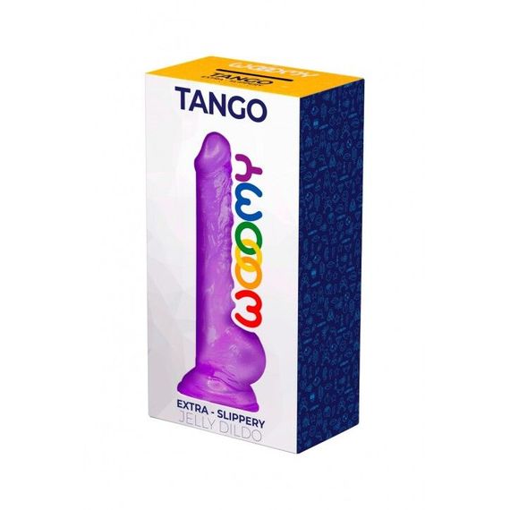 Фалоімітатор Wooomy Tango, з присоскою, довжина 18 см, діаметр 3,2 см | Зображення 1