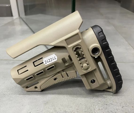 Приклад військовий DLG TBS COMPACT Оливка Mil-Spec, Приклад з високим підщечником 4 см   знижка | Зображення 1