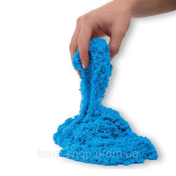 Песок для детского творчества - KINETIC SAND COLOUR (синий, 907 g) | Зображення 2