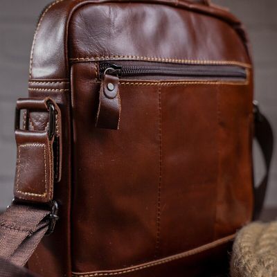 Сумка Vintage Коричнева (14700) | Зображення 4