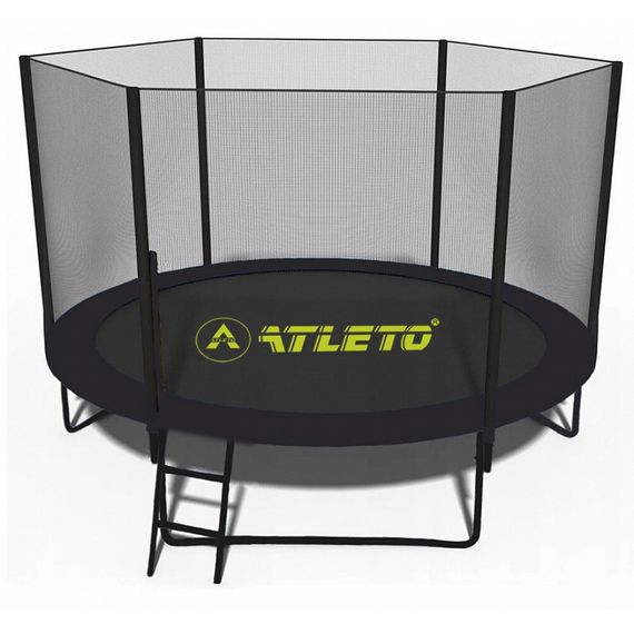 Батут дитячий Atleto 312 см із захисною сіткою і драбиною для дому та дачі 42400583 | Зображення 1