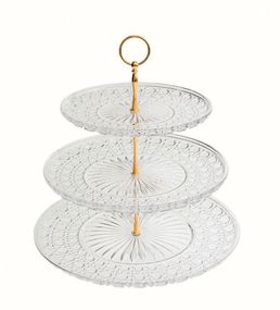 Етажерка 3 яруси з полікарбонату Diamond 20×35×35×35 см