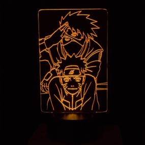 Акриловий світильник-нічник Наруто 5 жовтий tty-n000237