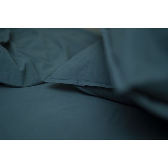 Комплект постельного белья SoundSleep Stonewash Adriatic евро dark green зеленый | Зображення 2
