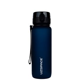 Бутылка для воды UZSPACE 3053(Dark-Blue) 800 мл, темно-синяя